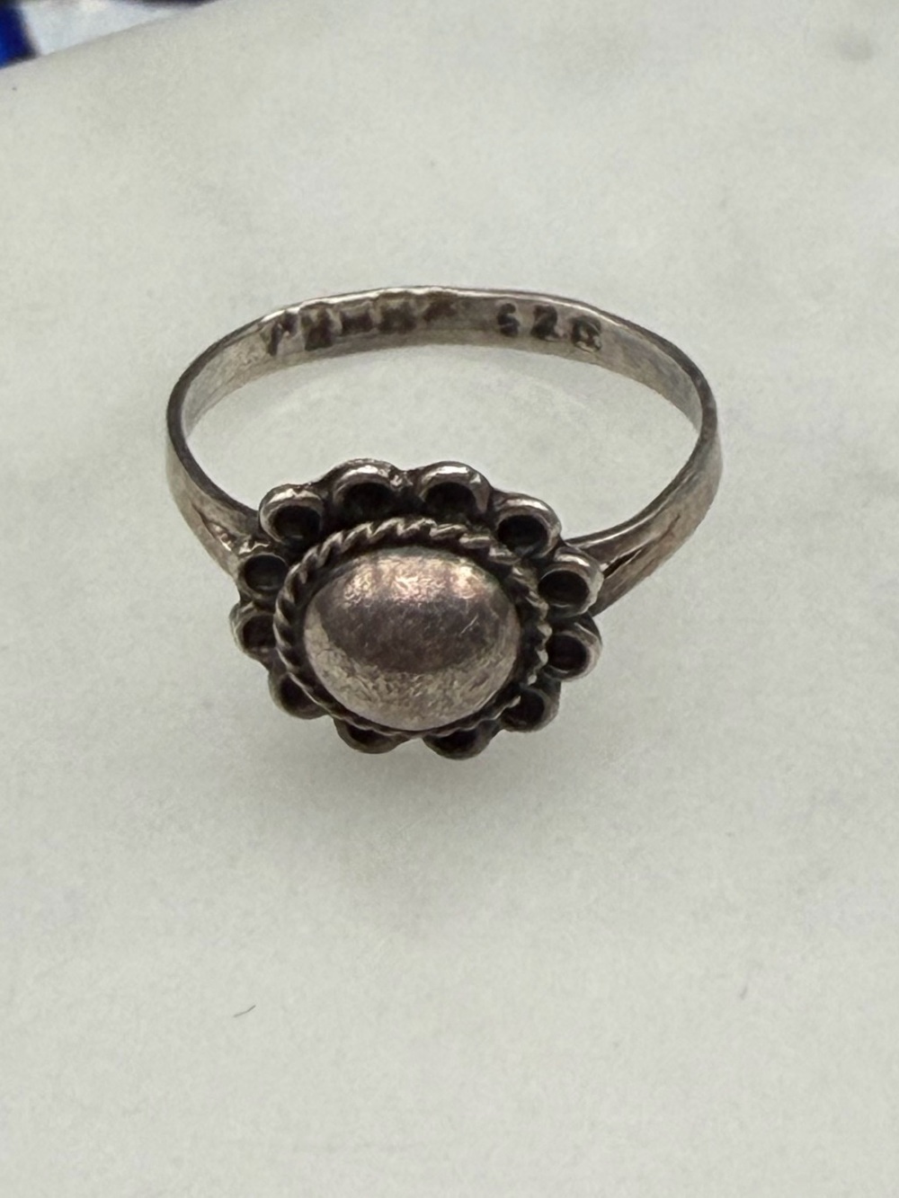925 Sterling Silver Child’s Ring #724 size 3.25